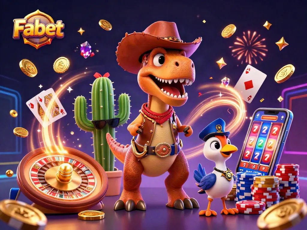 Engage with Fa bet for thrilling gameplay in a vibrant casino scene featuring dynamic characters and game elements.