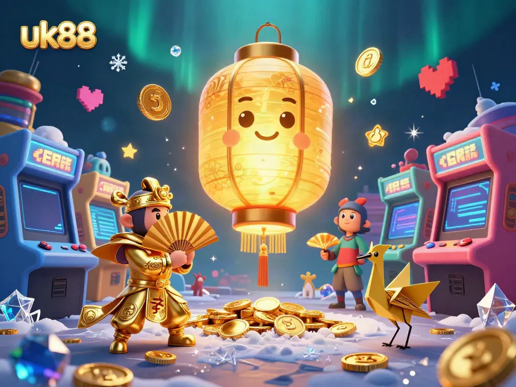 Experience the excitement of uk88 gaming with vibrant characters and dynamic casino elements.