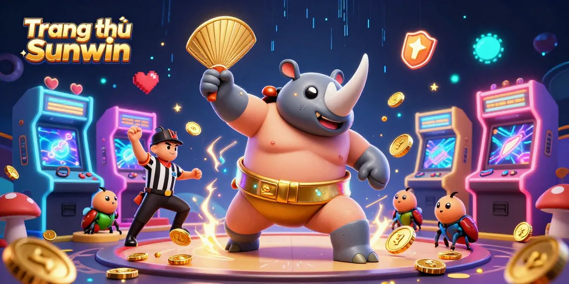 Experience dynamic gaming action with Trang chủ Sunwin featuring thrilling beetle champions and vibrant casino elements.