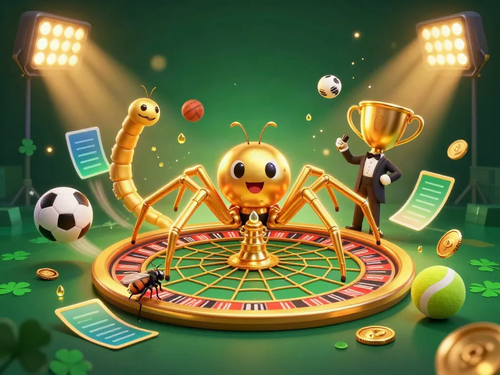 Engage with the thrilling world of RED 88 as the centipede croupier spins its web of fortune.
